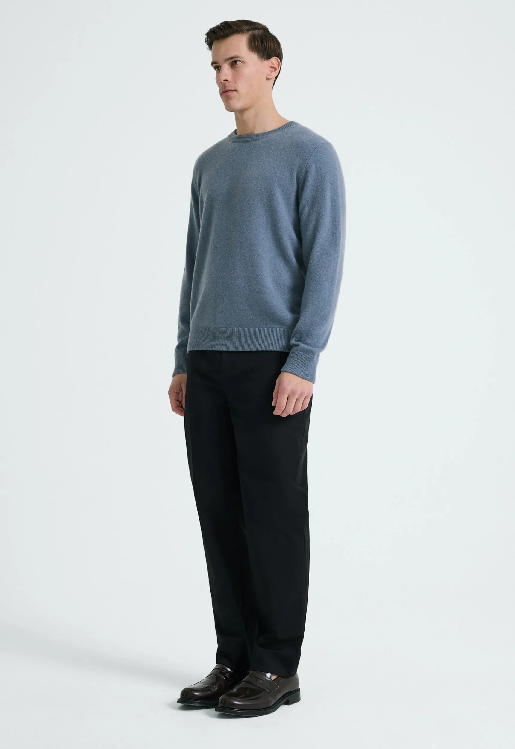 Beckham Cashmere Sweater - Pale Dover