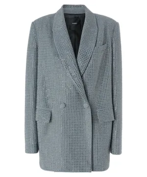 Blazer Deledda Oversize Doppiopetto con Strass