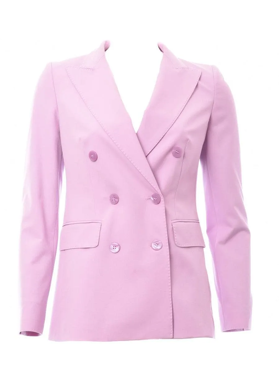 Blazer doppiopetto in tela stretch