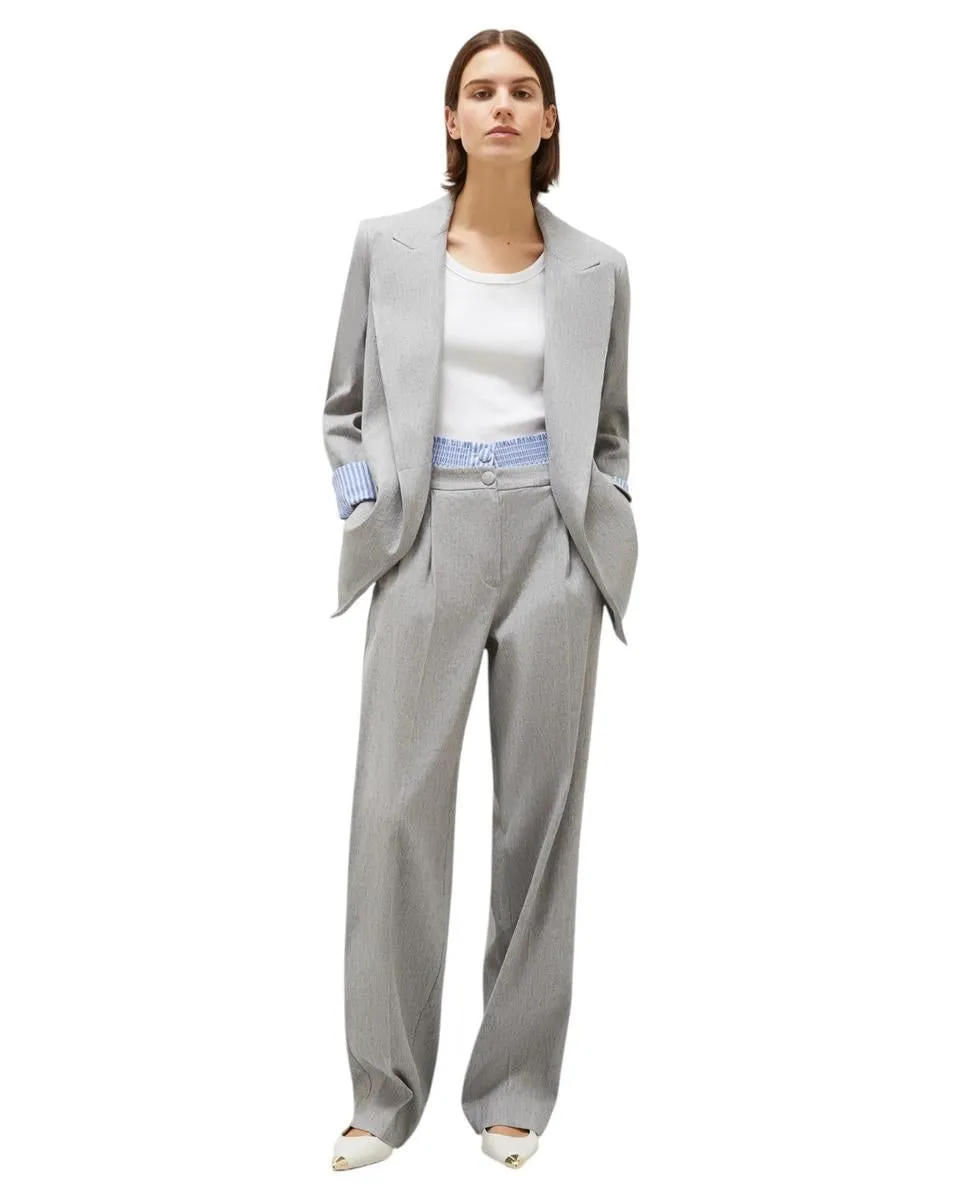Blazer in Misto Lino Stretch