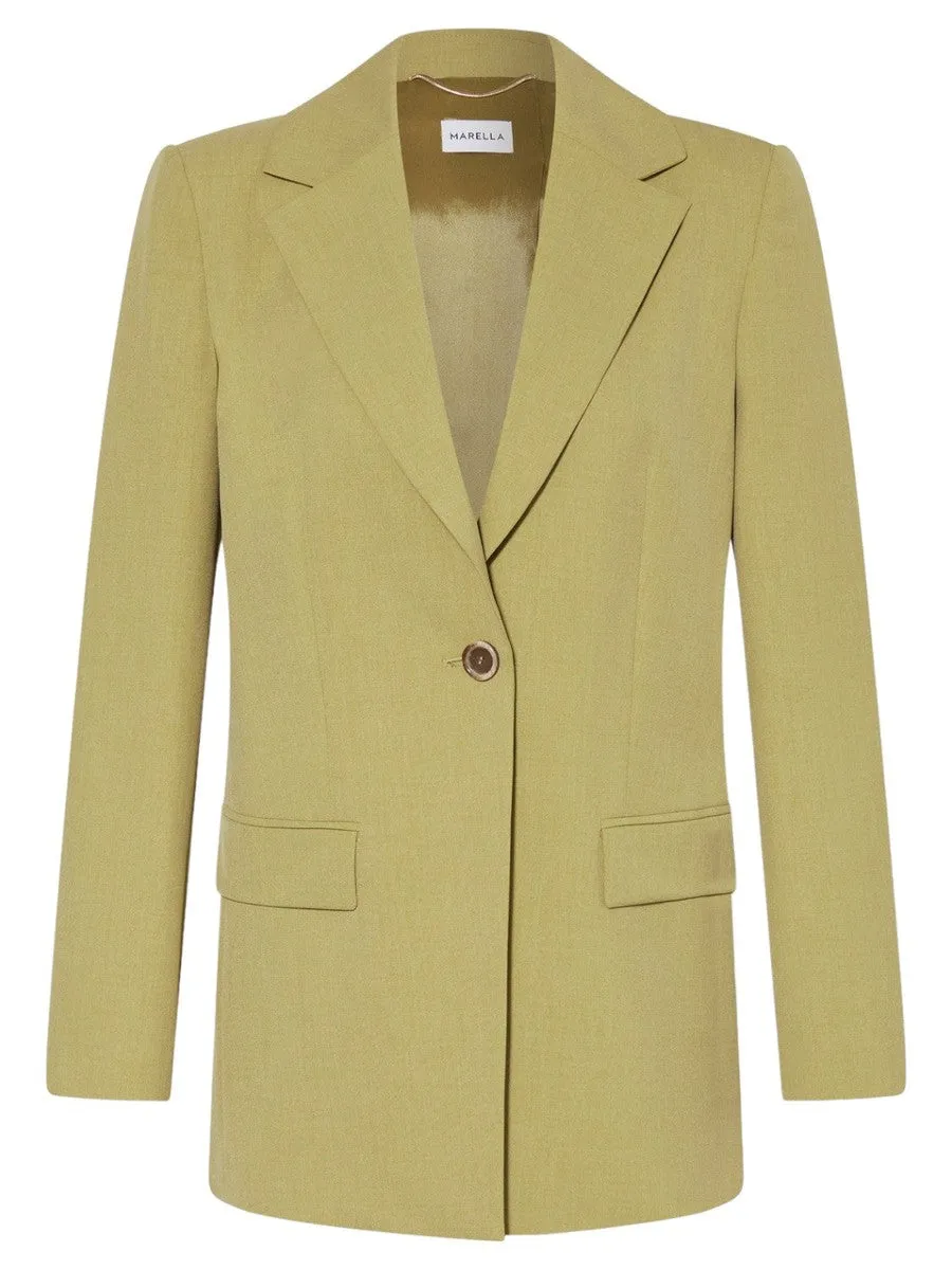 Blazer monopetto Ala in Tela Stretch