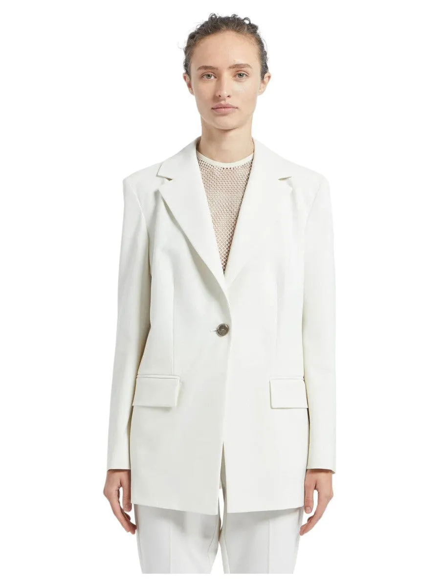 Blazer monopetto Ala in Tela Stretch
