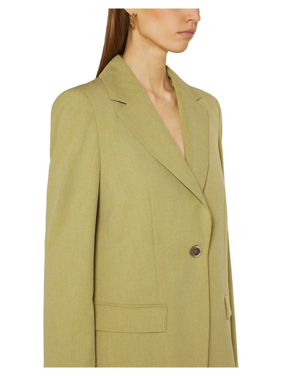 Blazer monopetto Ala in Tela Stretch