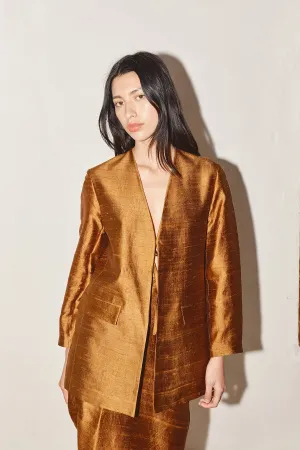 Caramel Dupion Senso Blazer