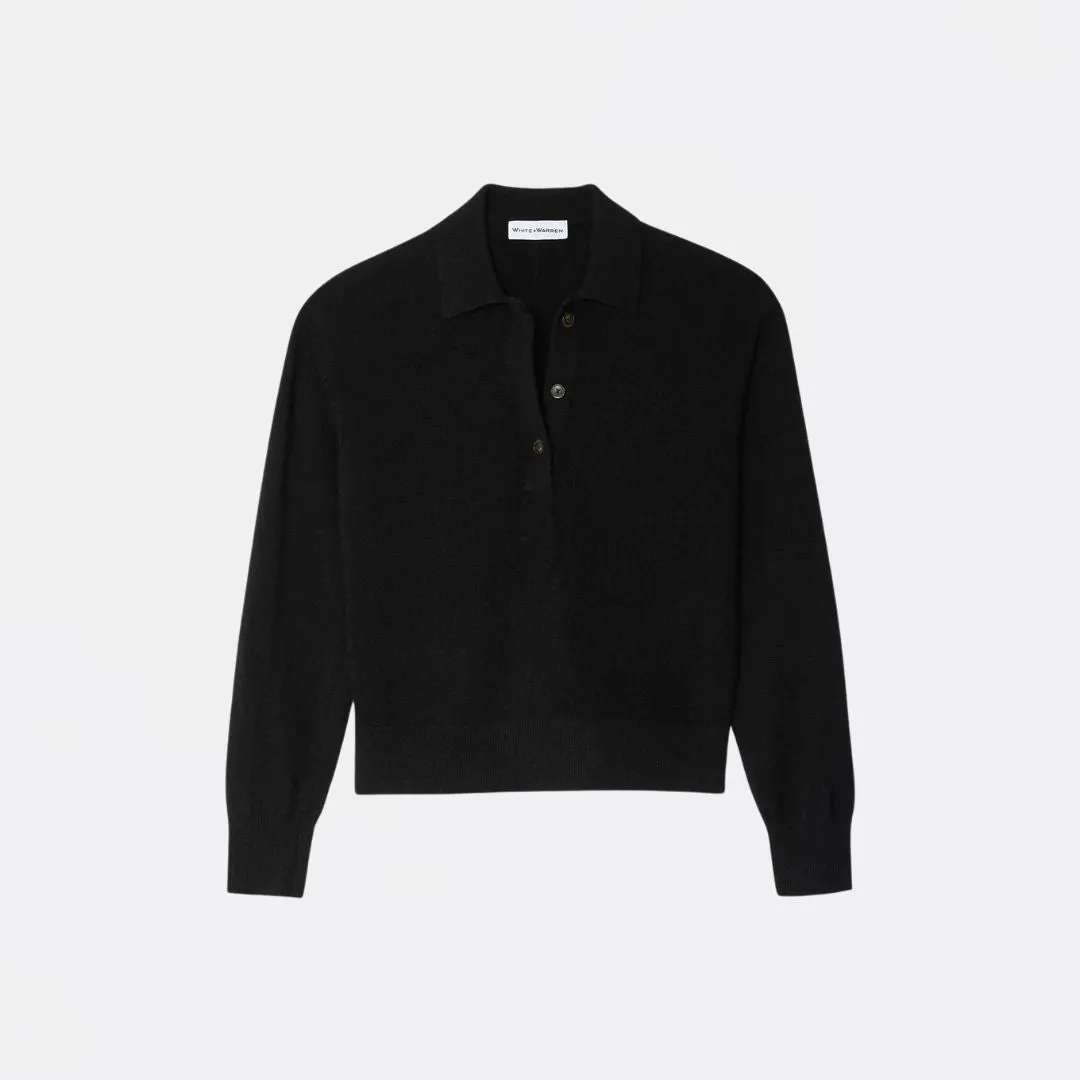 Cashmere Button Polo