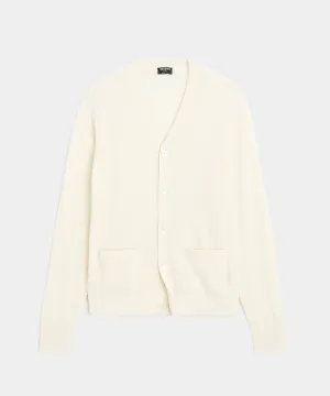Cashmere Cardigan in Bisque