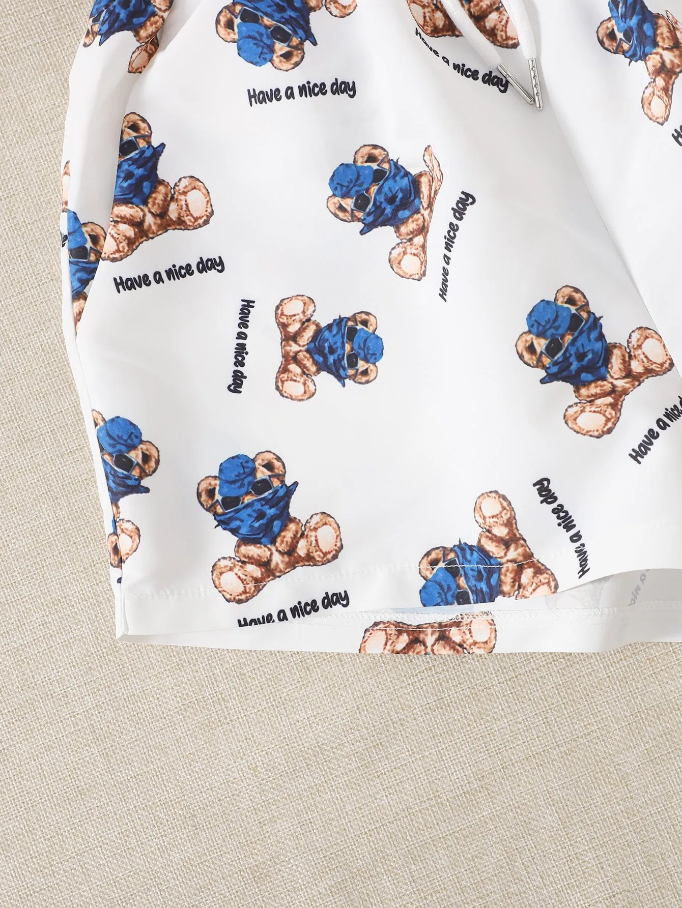 Casual Cartoon Pocket High Waist Women Shorts