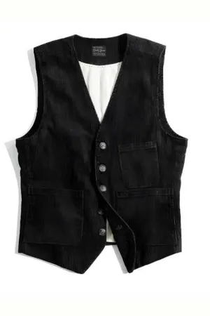 Classic Corduroy Fashion Hunting Vest