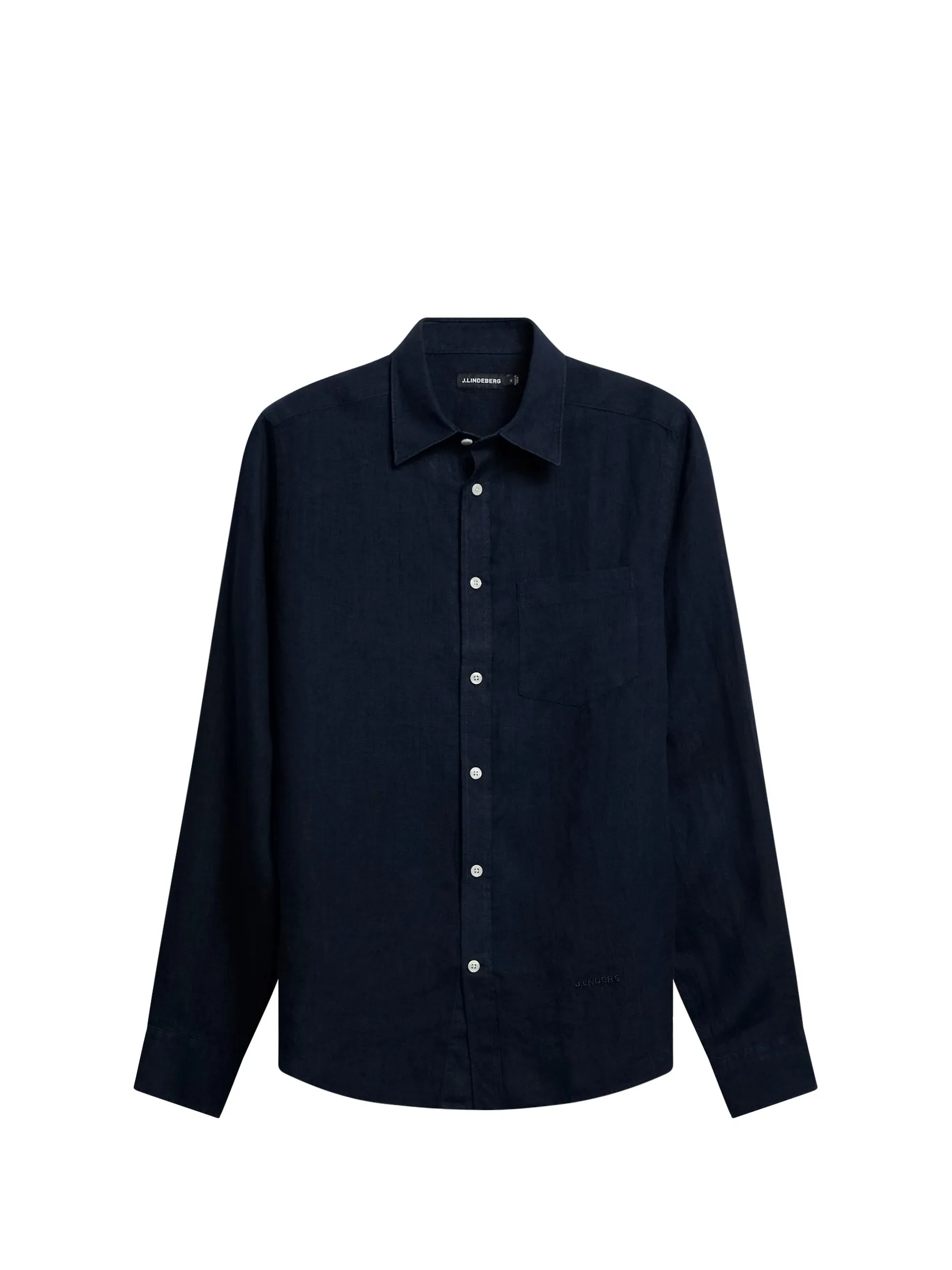 Clean Linen Slim Shirt / JL Navy