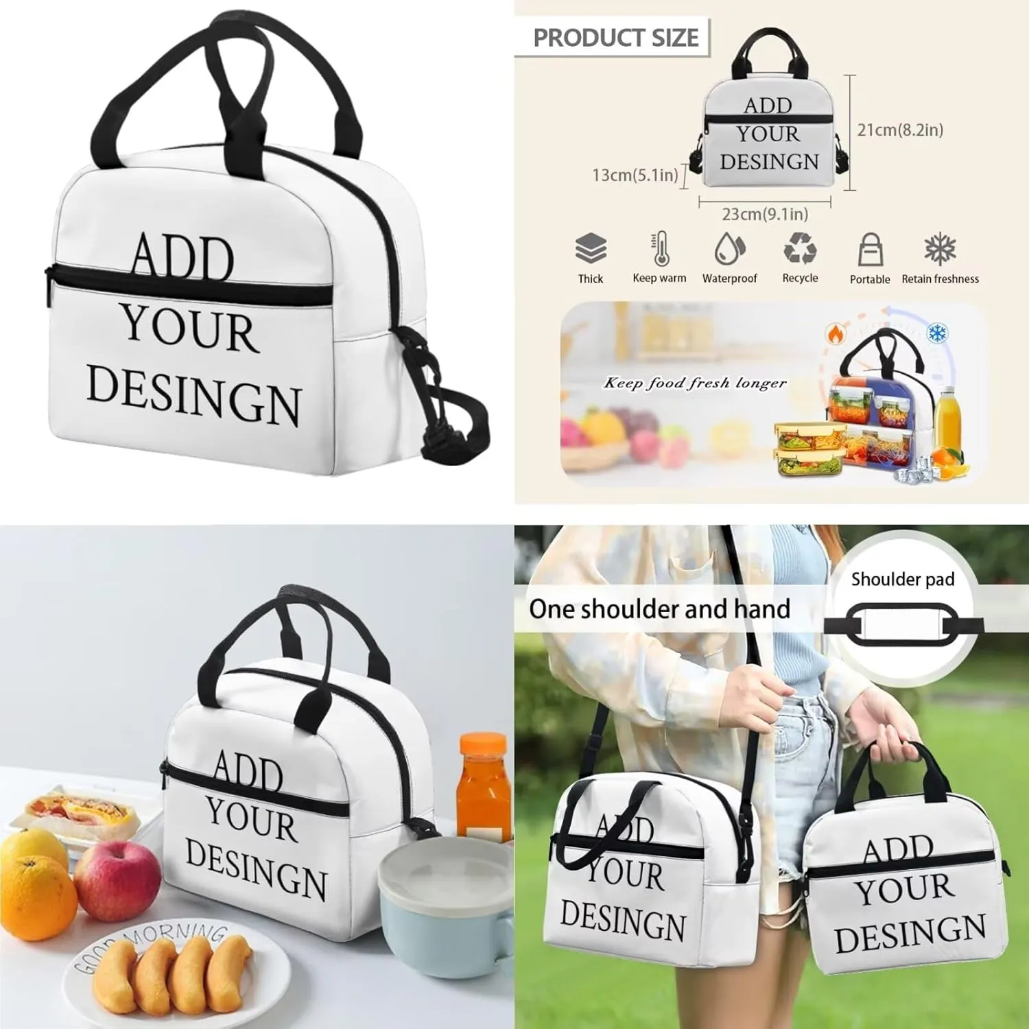Customizable 3-Piece Backpack Set for Boys with Lunch Box and Pencil Case Lightweight School Bookbag for Kindergarten Elementary Kids Age 6-8 (Personalized Name)