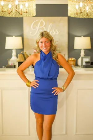 Deep Cobalt Contessa Dress
