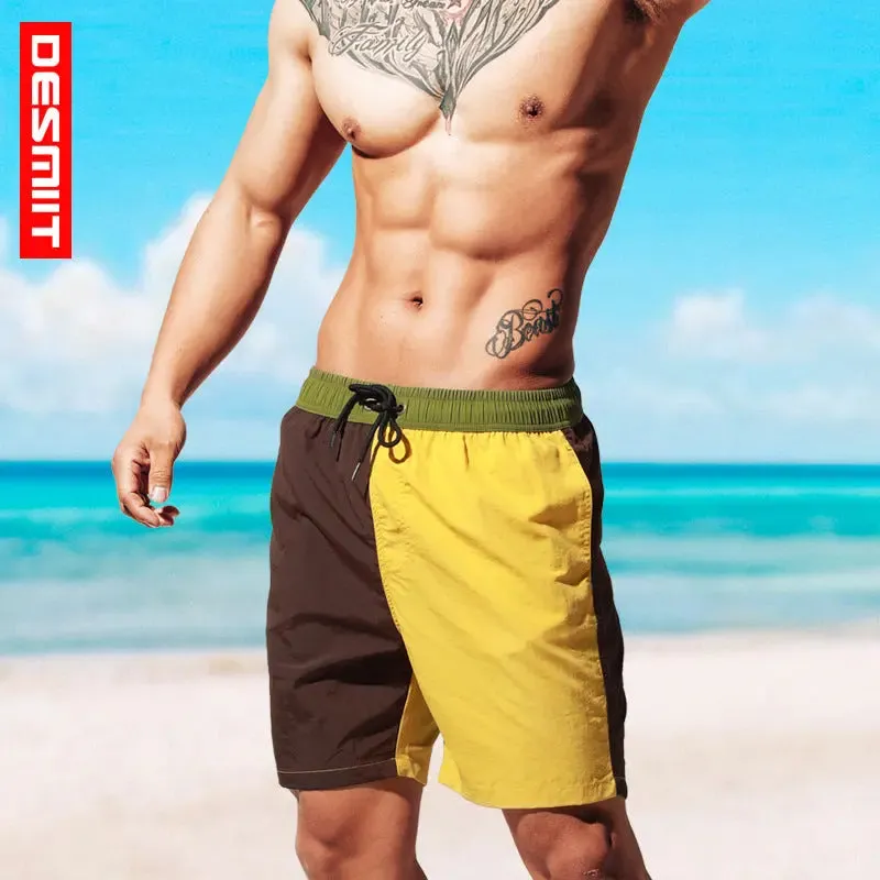 DESMIIE Men's Swim Shorts Casual Loose Quick-Drying