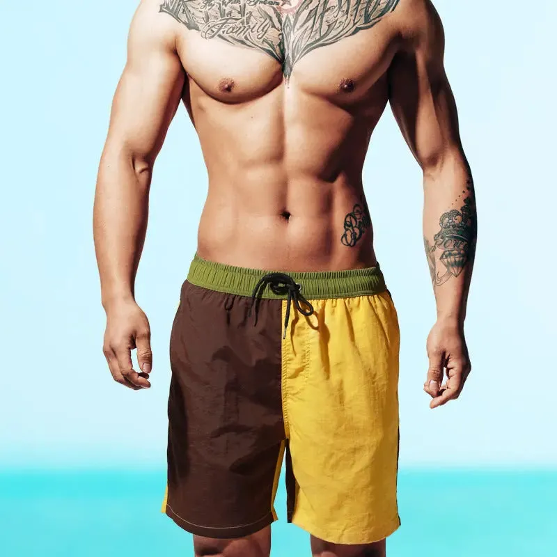 DESMIIE Men's Swim Shorts Casual Loose Quick-Drying