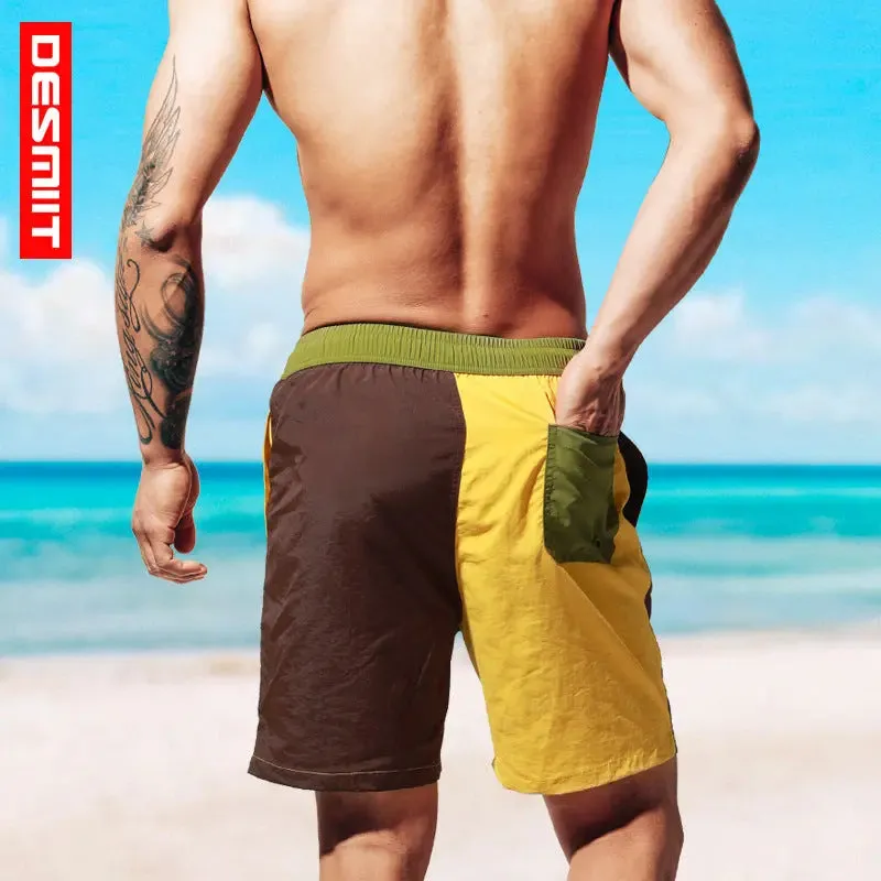 DESMIIE Men's Swim Shorts Casual Loose Quick-Drying