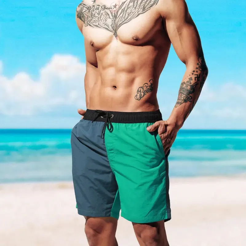 DESMIIE Men's Swim Shorts Casual Loose Quick-Drying