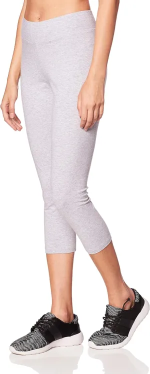 EttelLut Cotton Spandex Basic Leggings Pants-Jersey Full/Capri Regular/Plus Size