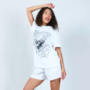 Free spirit eagle graphic tee wholesale