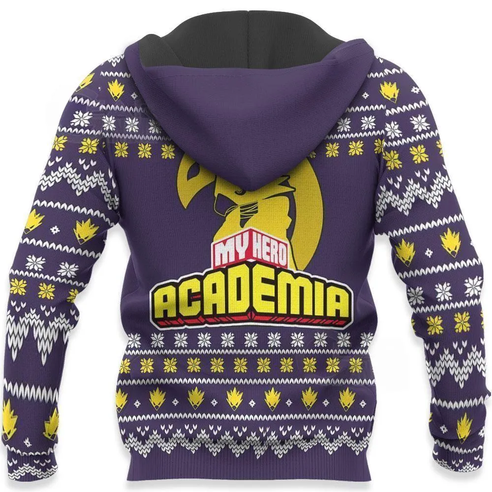 Giftngon - Fumikage Tokoyami Ugly Christmas Sweater Dark Shadow My Hero Academia For Kids