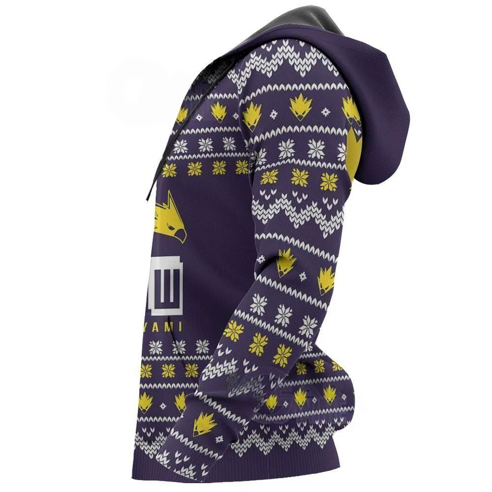 Giftngon - Fumikage Tokoyami Ugly Christmas Sweater Dark Shadow My Hero Academia For Kids