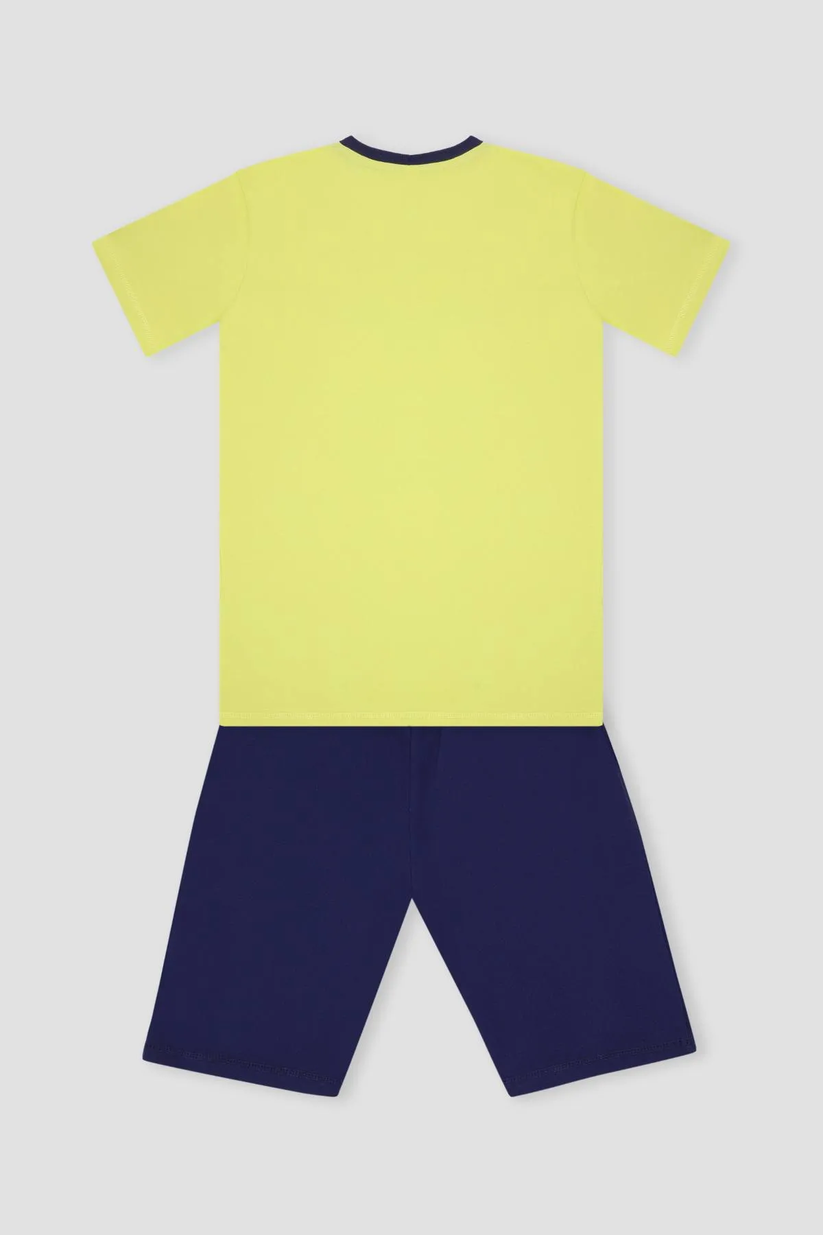 Graphic Pj Set For Boys - Daiquiri Green