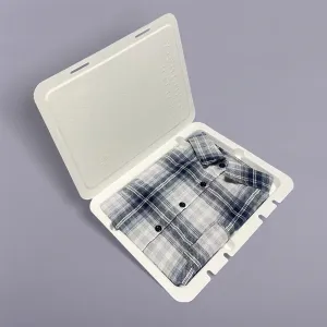 Hinged Biodegradable Packaging For Apparel