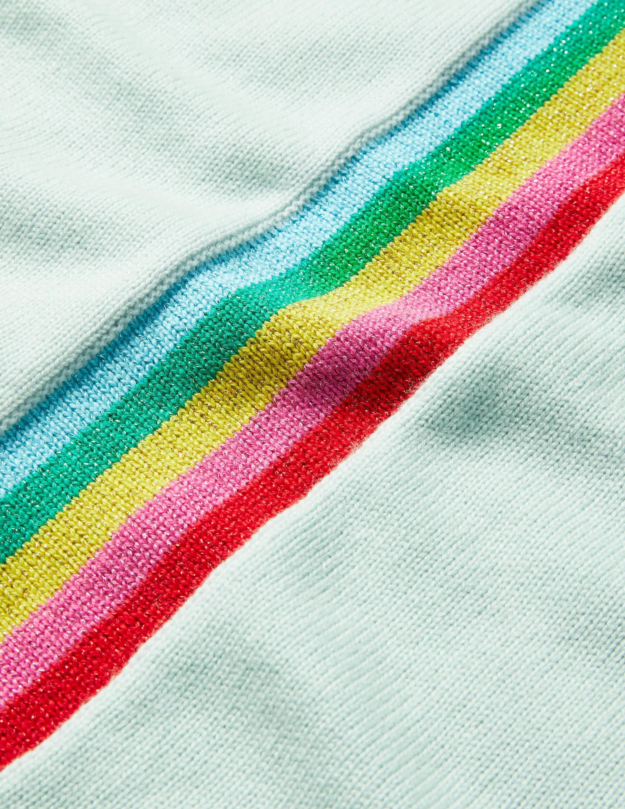 Knitted Relaxed Hoodie-Fresh Water