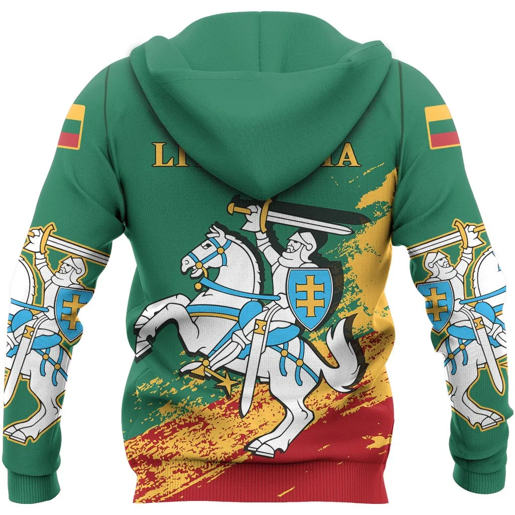 (Lietuva) Lithuania Special Zipper Hoodie A7