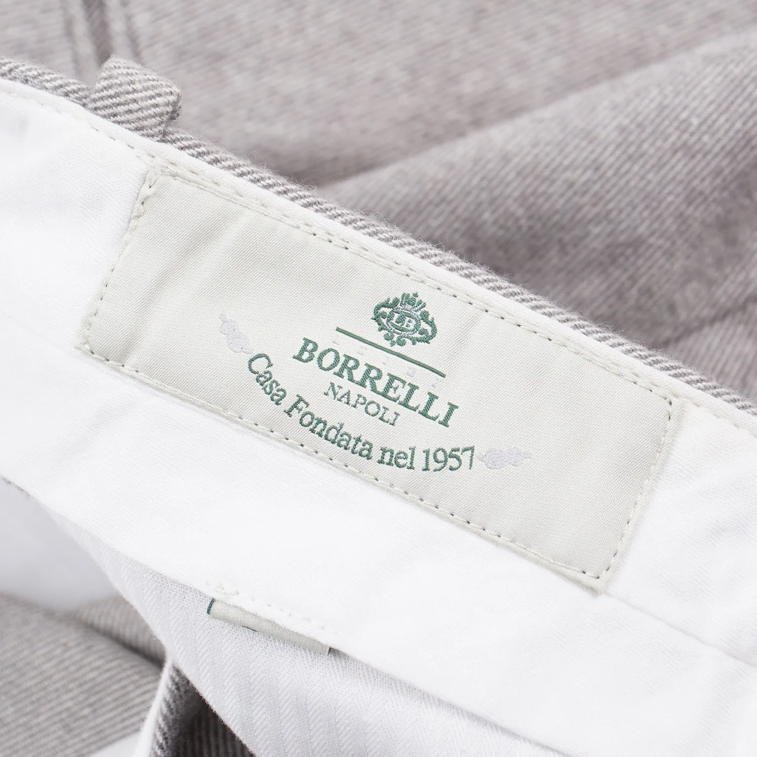 Luigi Borrelli Soft Twill Cotton Pants