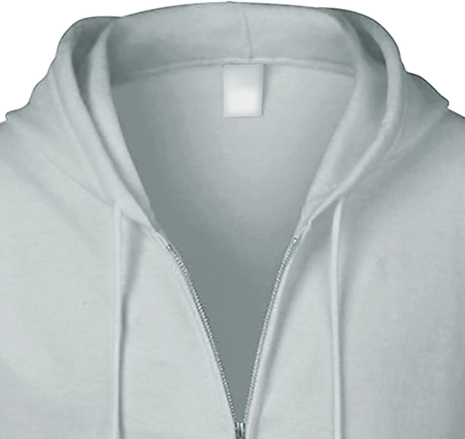 Maiyifu-GJ Fleece Zipper Hoodies for Men Solid Color Full Zip Hooded Sweatshirt Slim Fit Sweatshirts With Kanga Pocket