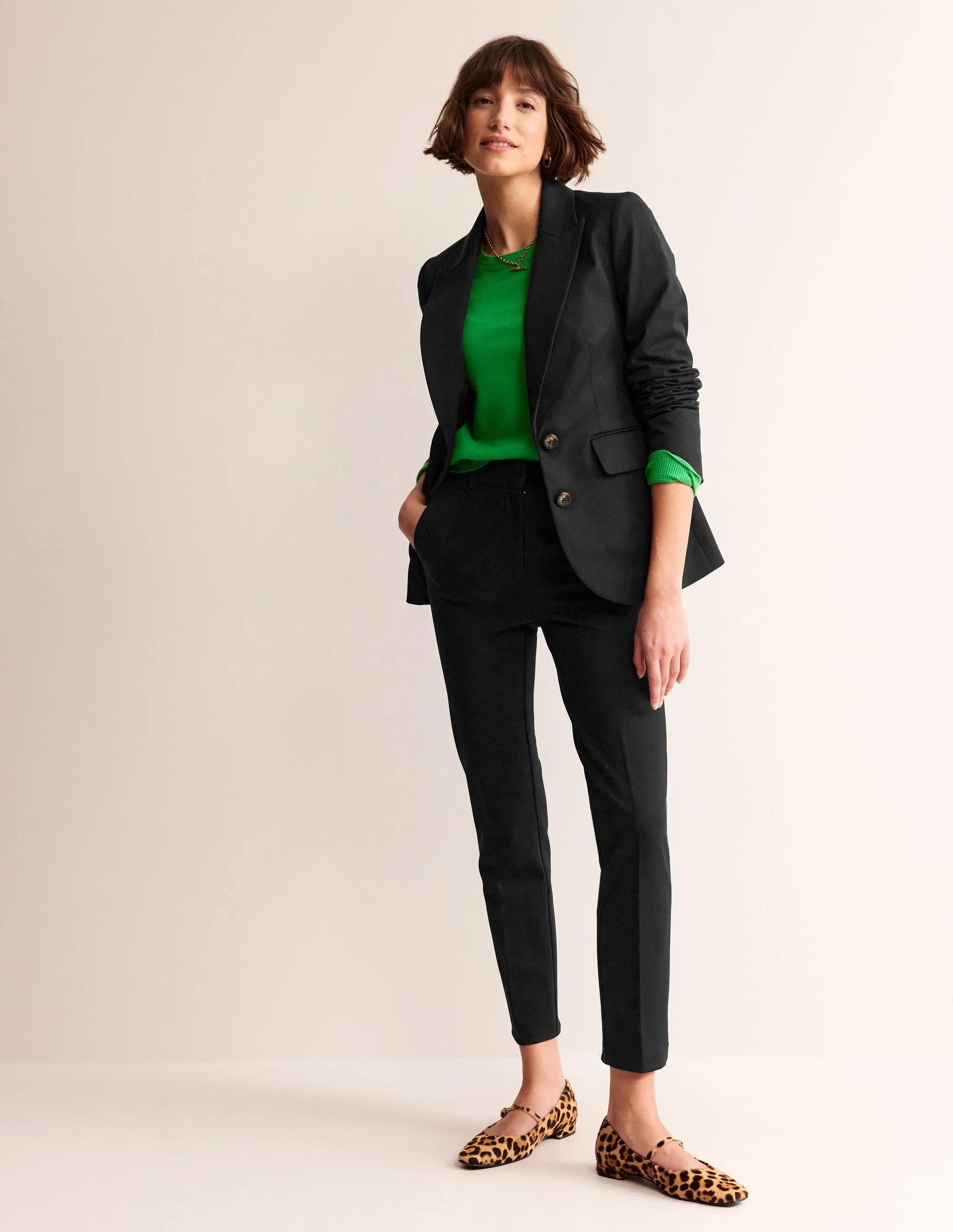 Marylebone Bi-stretch Blazer-Black