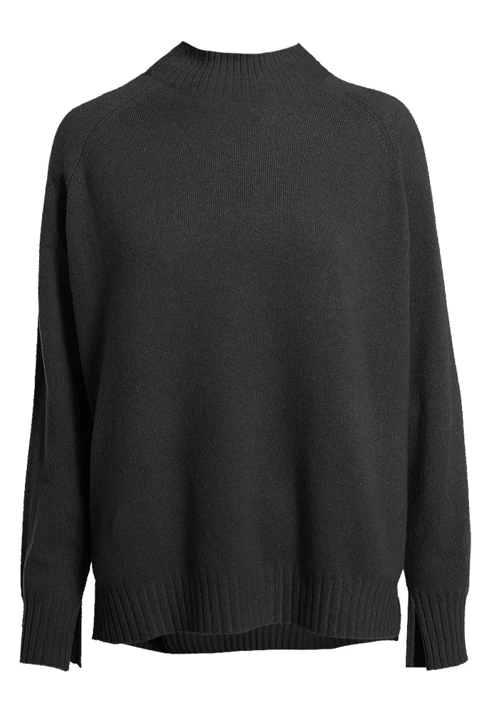 Minnie Rose Cashmere Mock Neck Sweater