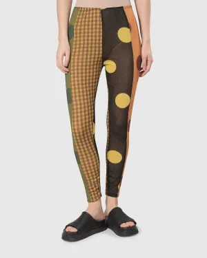 Miranda Dot Soft Tulle Leggings, Mix