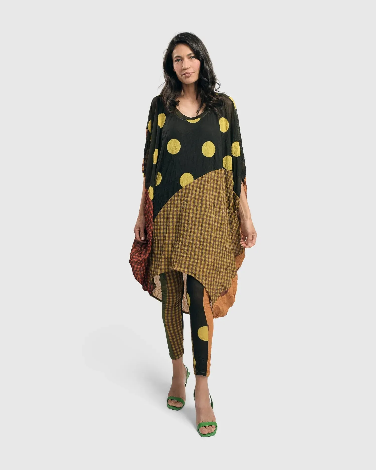 Miranda Dot Soft Tulle Leggings, Mix
