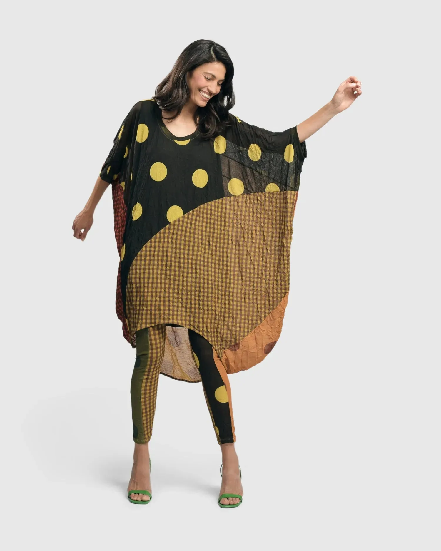 Miranda Dot Soft Tulle Leggings, Mix