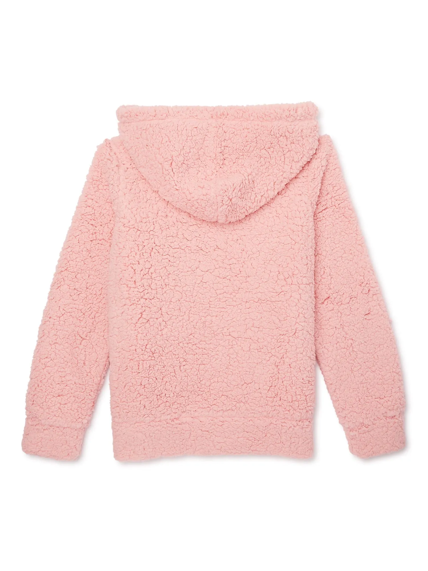Miss Chievous Girls Sequin Critter Faux Sherpa Pullover Hoodie, Sizes 4-16