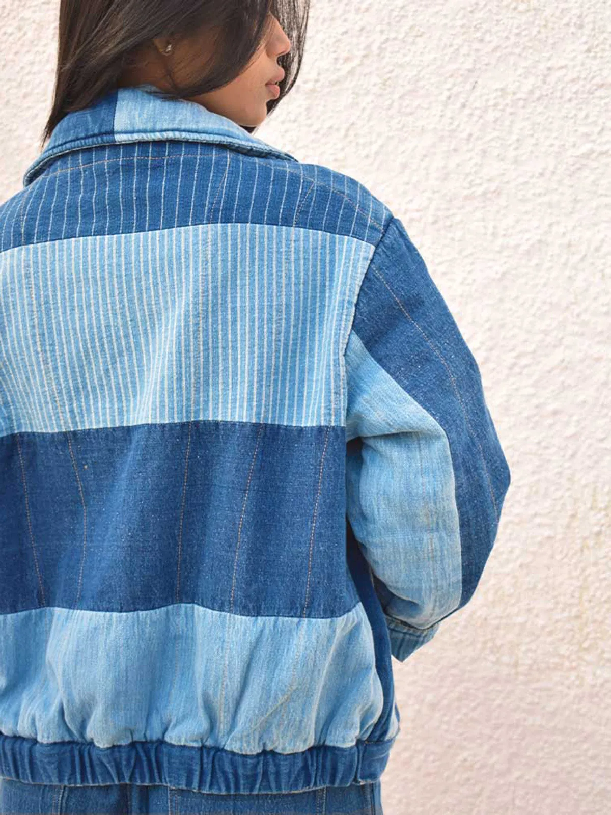 Native Denim Bomber Jacket Indigo