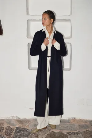 Night Sky Loden Alpaca Cassia Coat