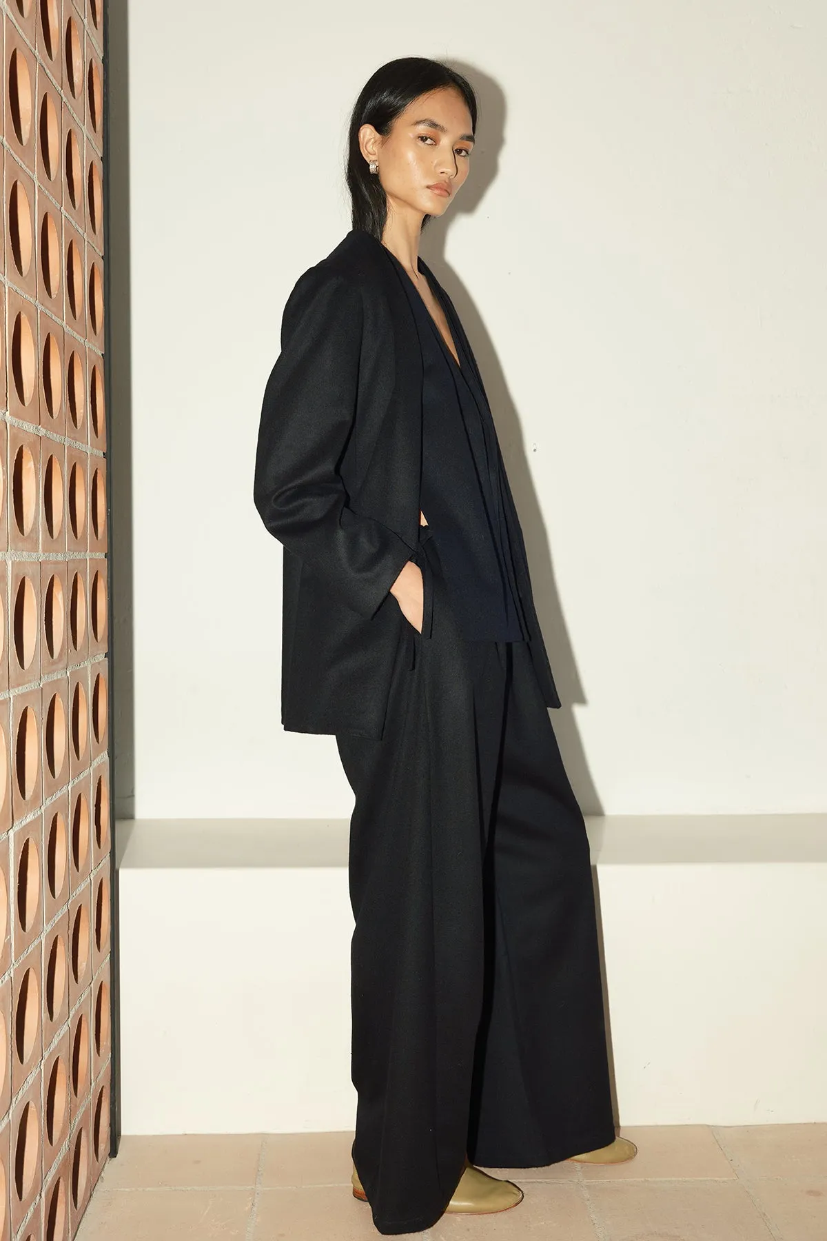Night Sky Loden Wool Senso Blazer