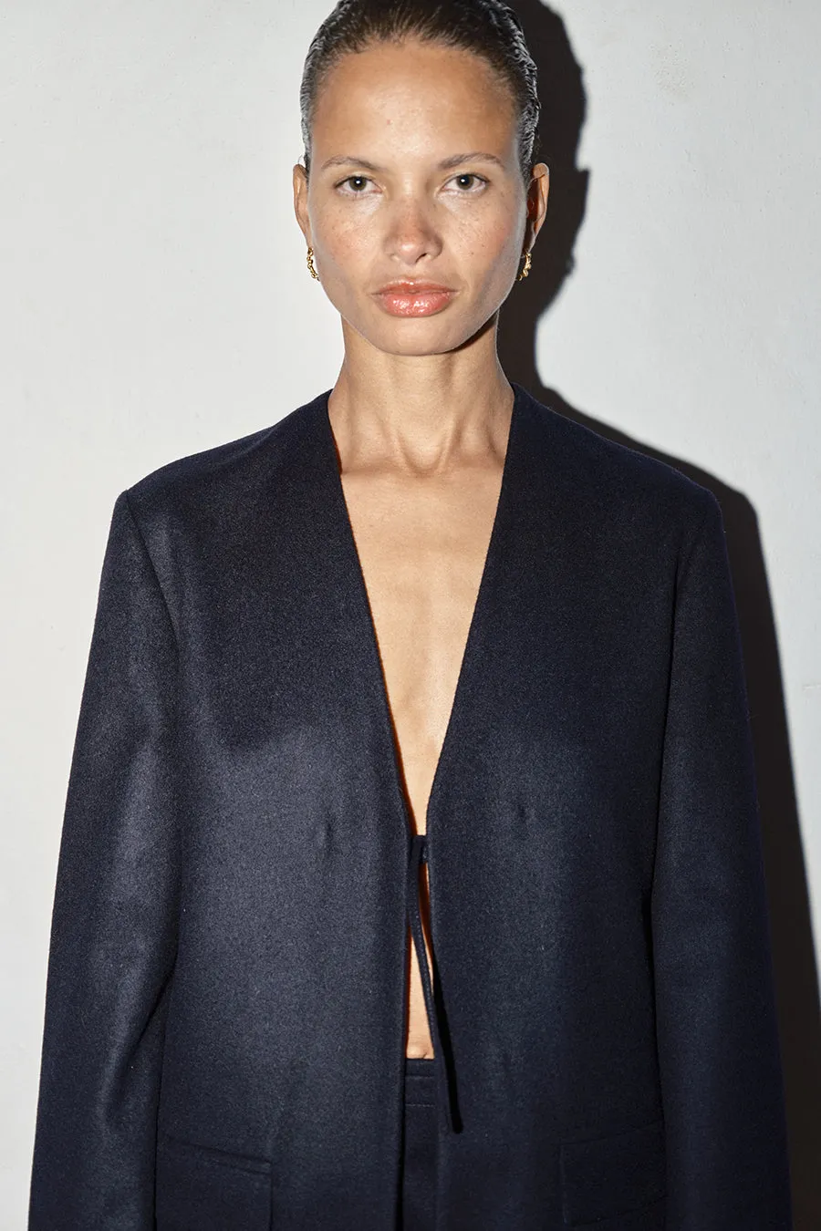 Night Sky Loden Wool Senso Blazer