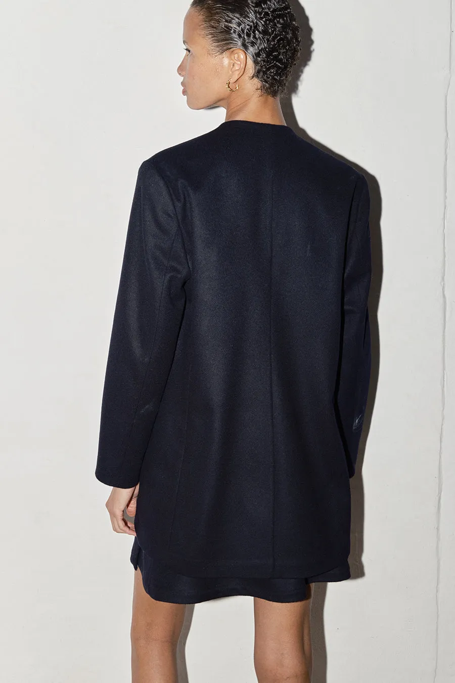 Night Sky Loden Wool Senso Blazer