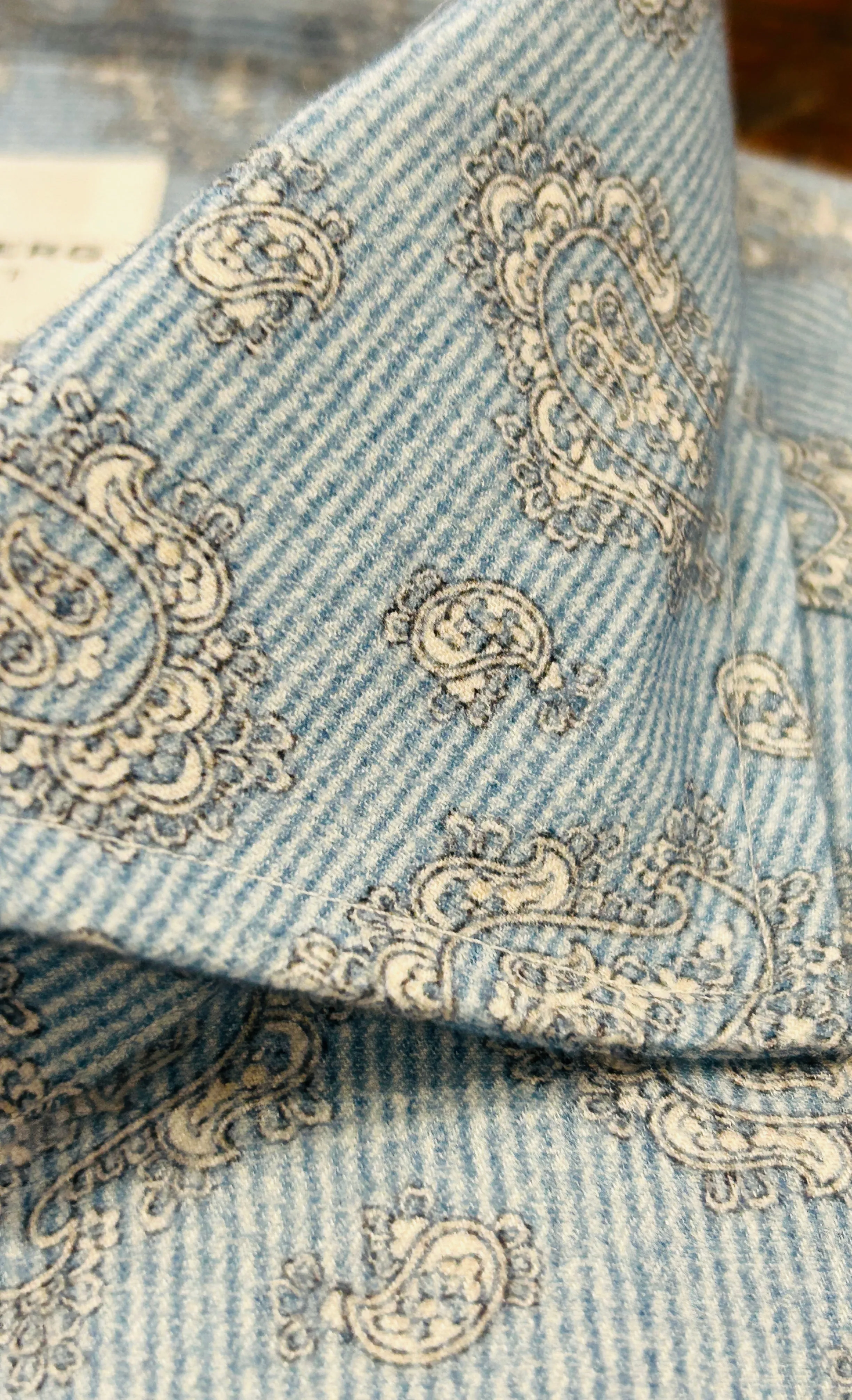 PAISLEY FLANNEL SHIRT