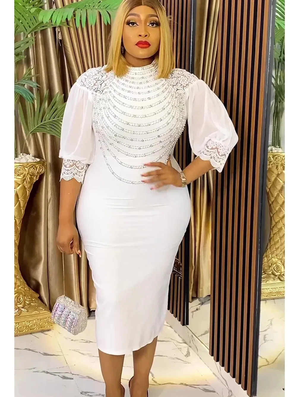 Plus Size Luxury Evening Dresses: African Inspired Robes for Wedding Parties, Featuring Dashiki