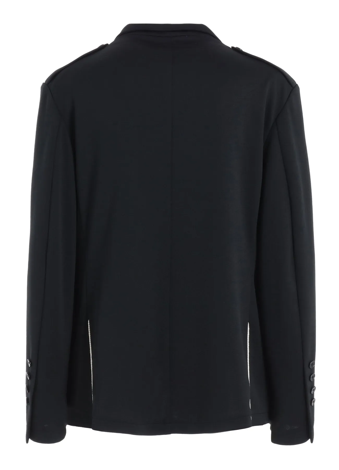 POLYESTER SMOOTH PIPING SHORT JACKET