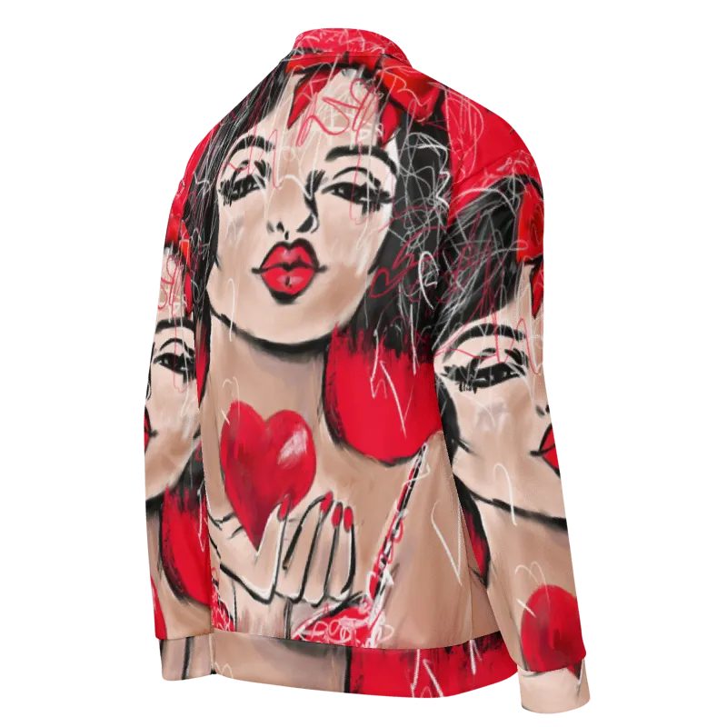 "I give you my love" Unisex Bomber Jacket