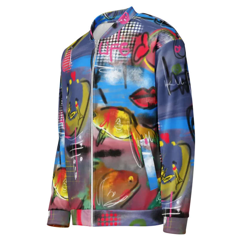 "My life" Unisex Bomber Jacket