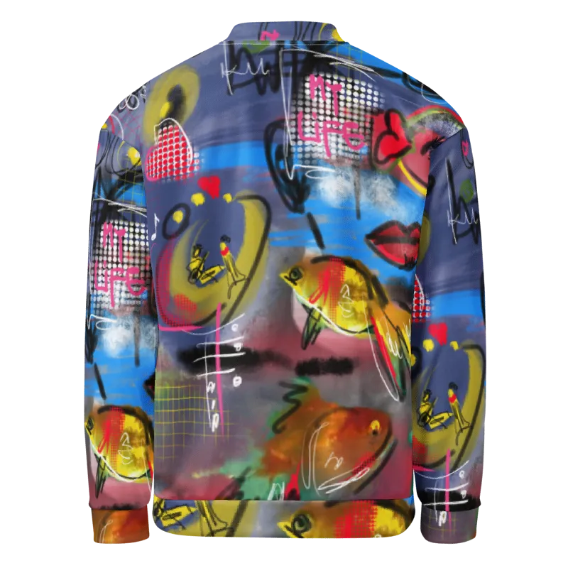 "My life" Unisex Bomber Jacket