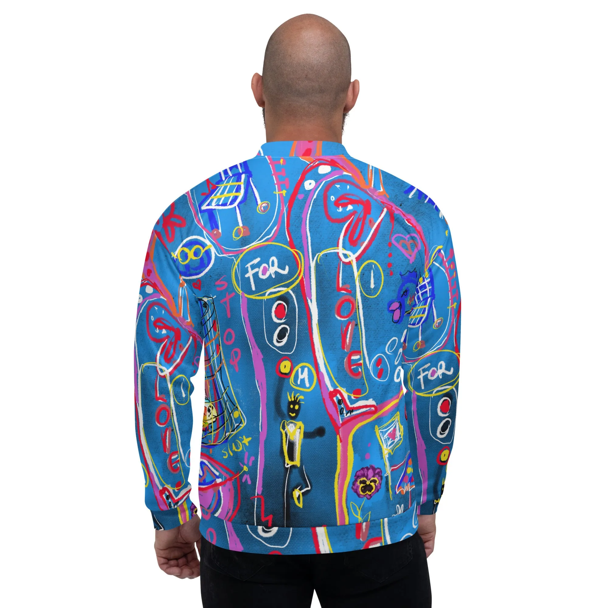 "Sudoku" Unisex Bomber Jacket
