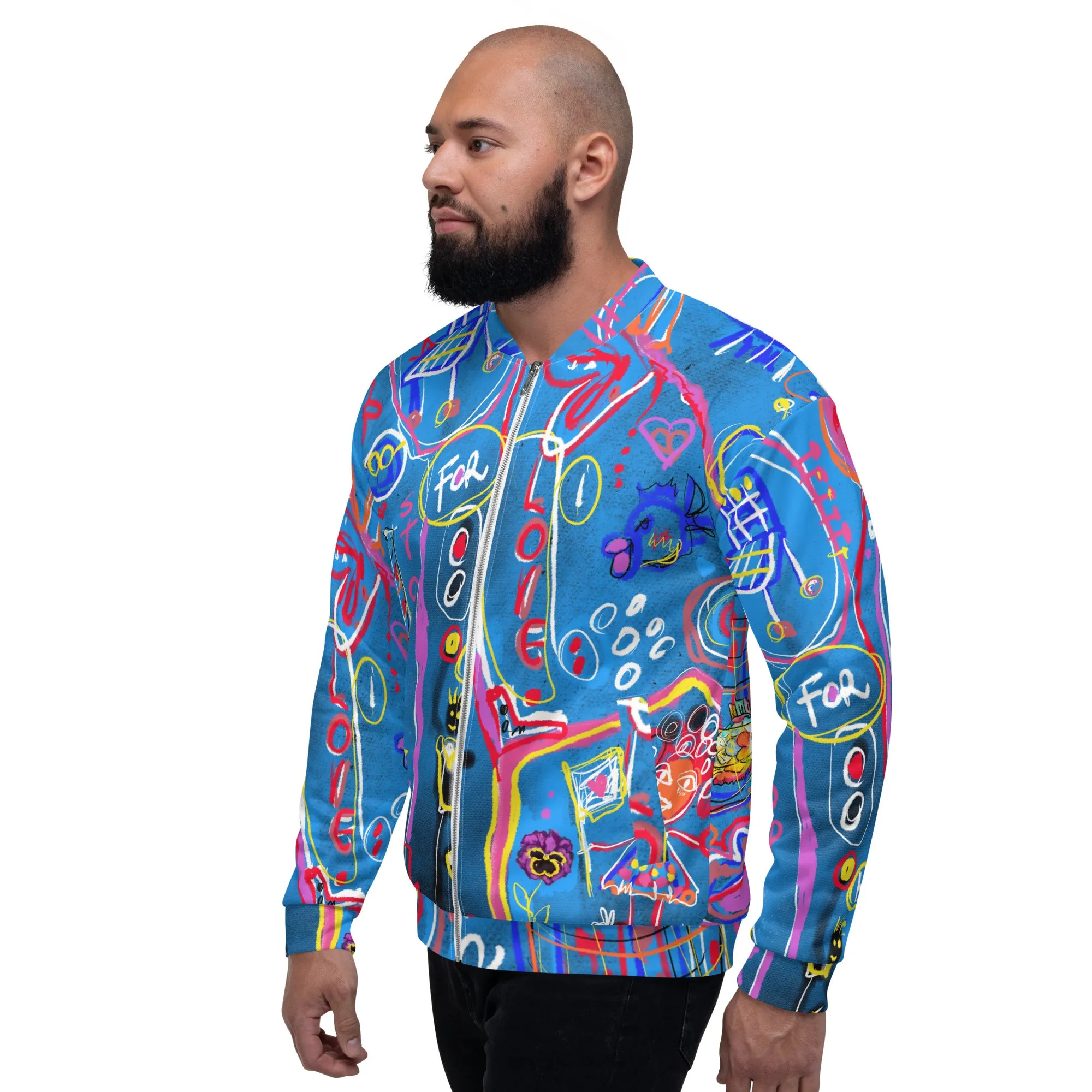 "Sudoku" Unisex Bomber Jacket