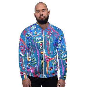 "Sudoku" Unisex Bomber Jacket