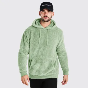 Raff & Taff Pullover Sherpa Hood For Men-2351-Mint